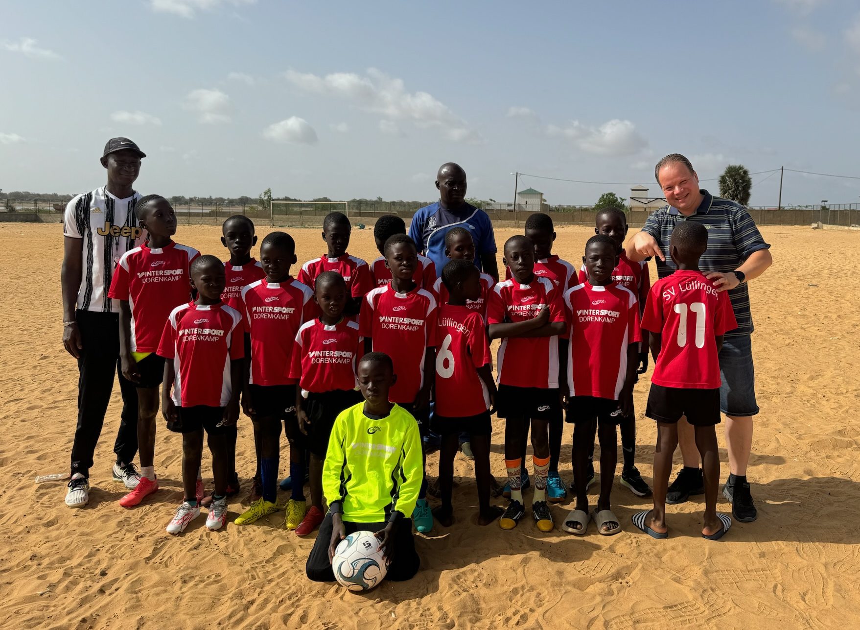 Trikots vom SV Lüllingen für die Kids